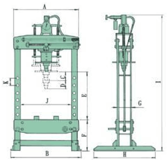 Máy ép thủy lực 35 tấn